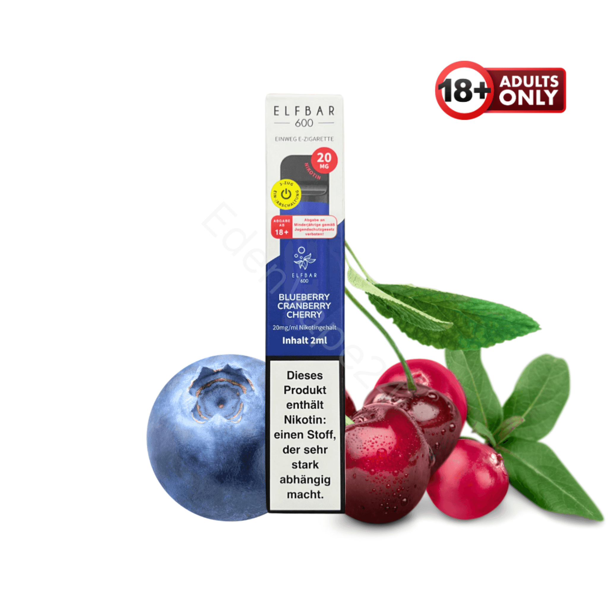 Elfbar 600 - Blueberry Cranberry Cherry - EdenVape24